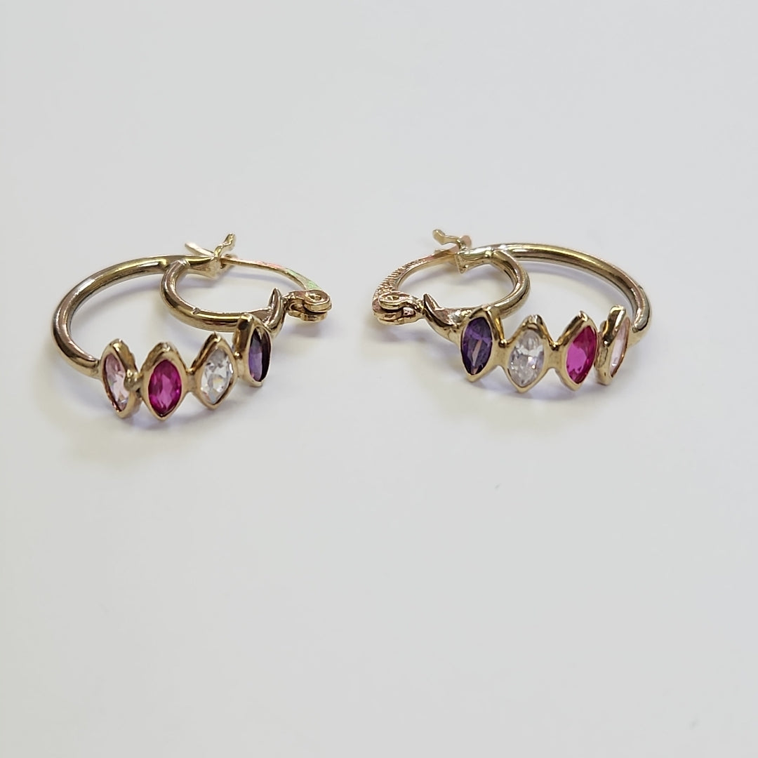 ARETES PAR ORO 10 K 2.7 GRMS (SEMINUEVO)