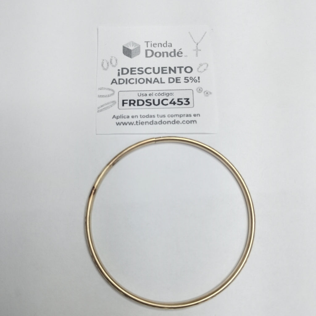 PULSERA RIGIDA ORO 10 K 4.1 GRMS (SEMINUEVO)