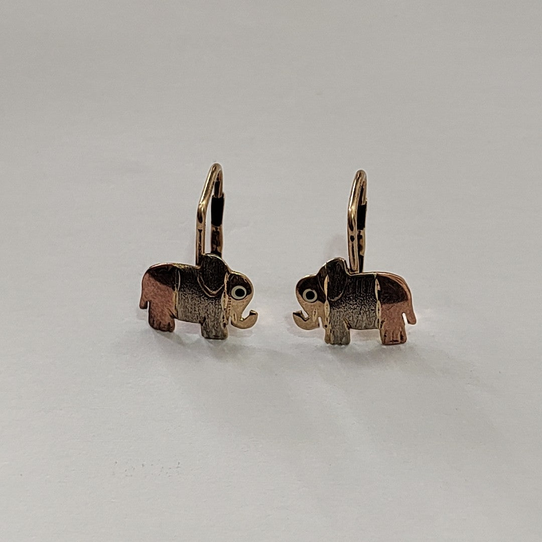 ARETES PAR ORO 14 K 1,20 GRMS (SEMINUEVO)