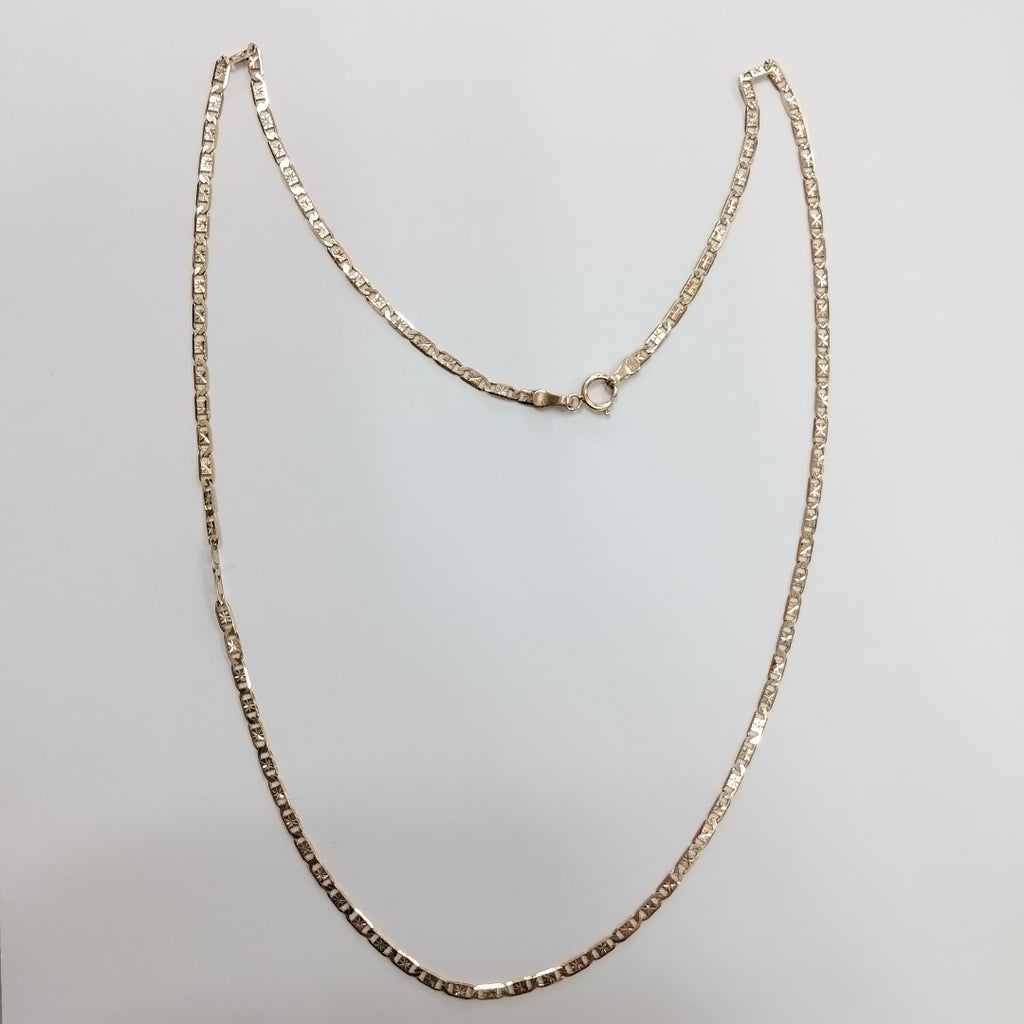 CADENA ORO, ORO COMBINADO 10 K 2.9 GRMS (SEMINUEVO)