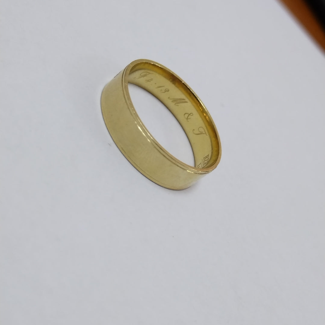 ARGOLLA ORO 10 K 4.8 GRMS (SEMINUEVO)