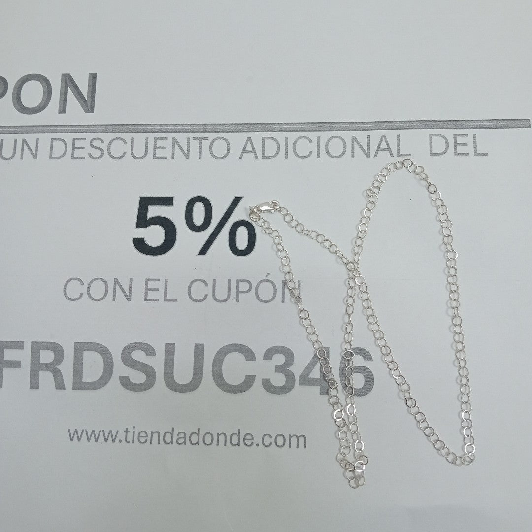 GARGANTILLA PLATA 2,70 GRMS (SEMINUEVO)