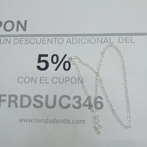 GARGANTILLA PLATA 2,70 GRMS (SEMINUEVO)