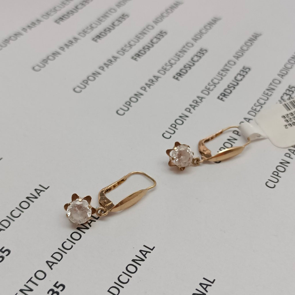 ARETES PAR ORO 10 K 1,10 GRMS (SEMINUEVO)