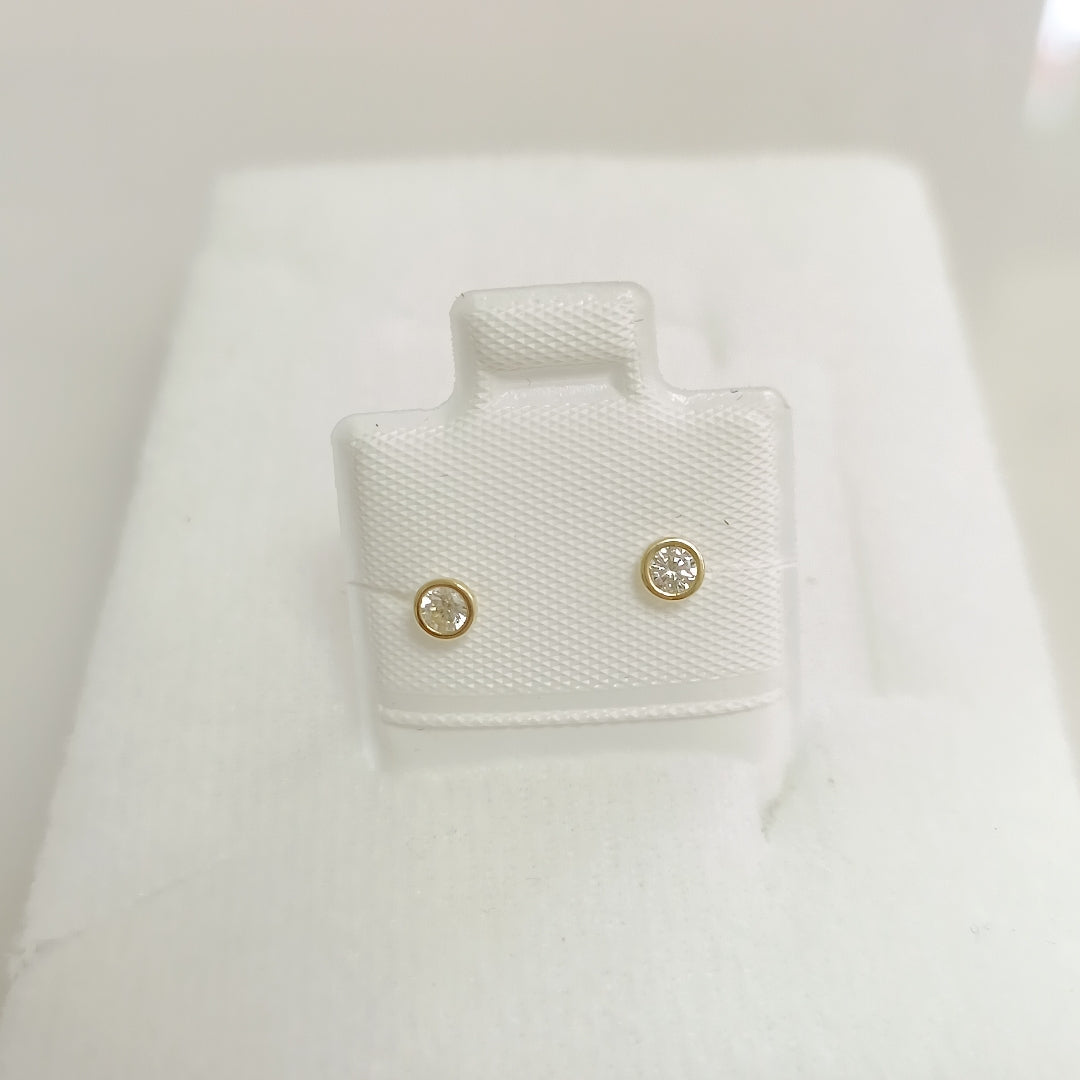 BROQUELES BROQUEL C CIRCONIA 14K 0.1501 GR (NUEVO)