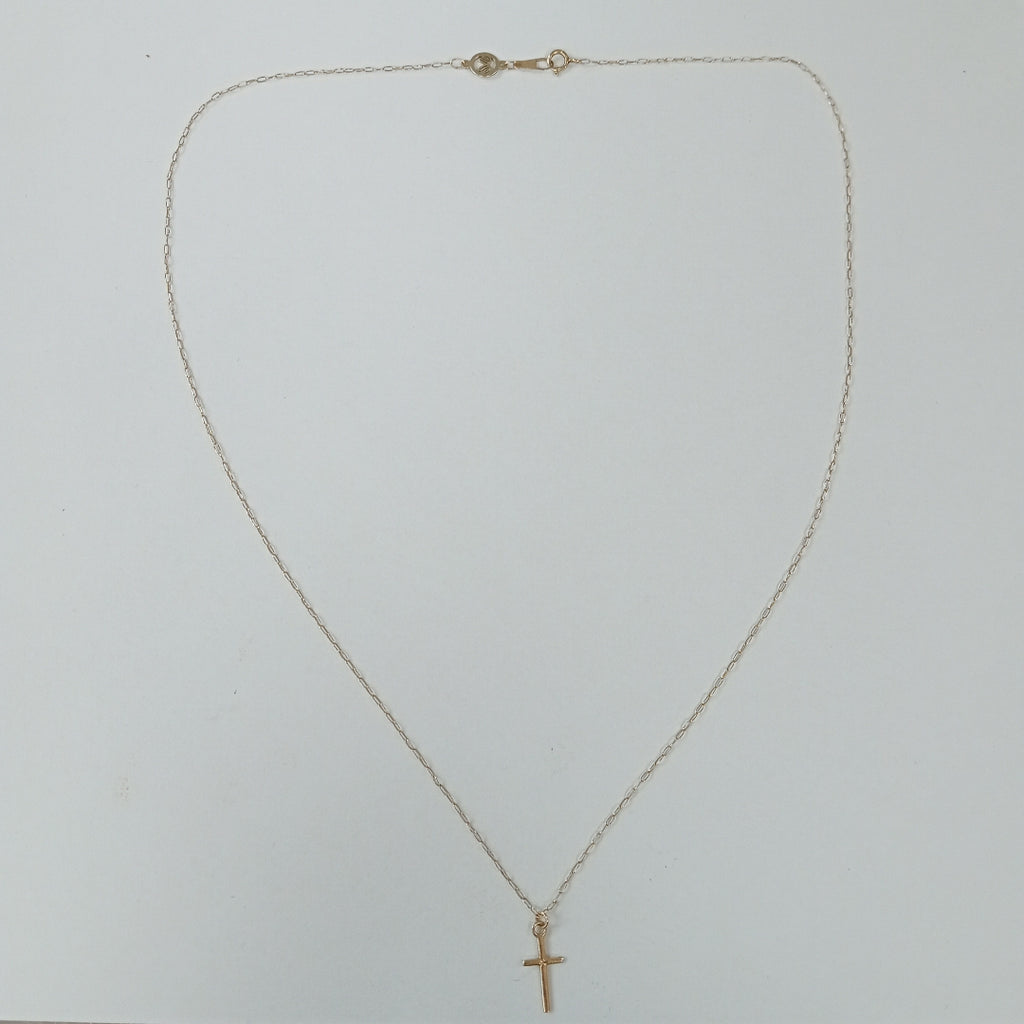 CADENA,CRUZ ORO 10 K 0,80 GRMS (SEMINUEVO)