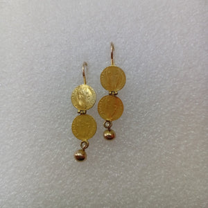 ARETES PAR ORO 10 K 2.4 GRMS (SEMINUEVO)