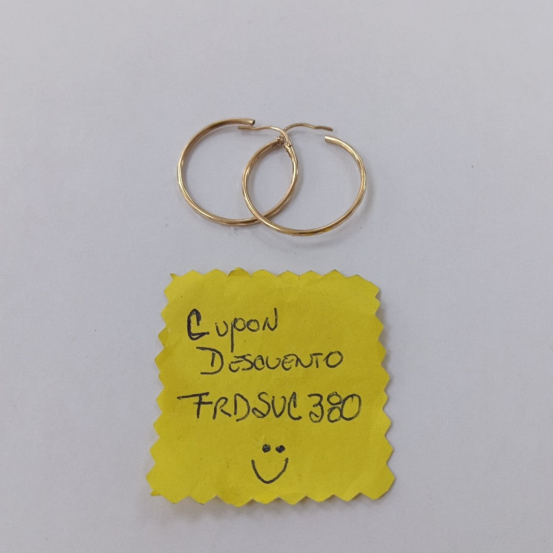 ARRACADAS PAR ORO 10 K 1.5 GRMS (SEMINUEVO)