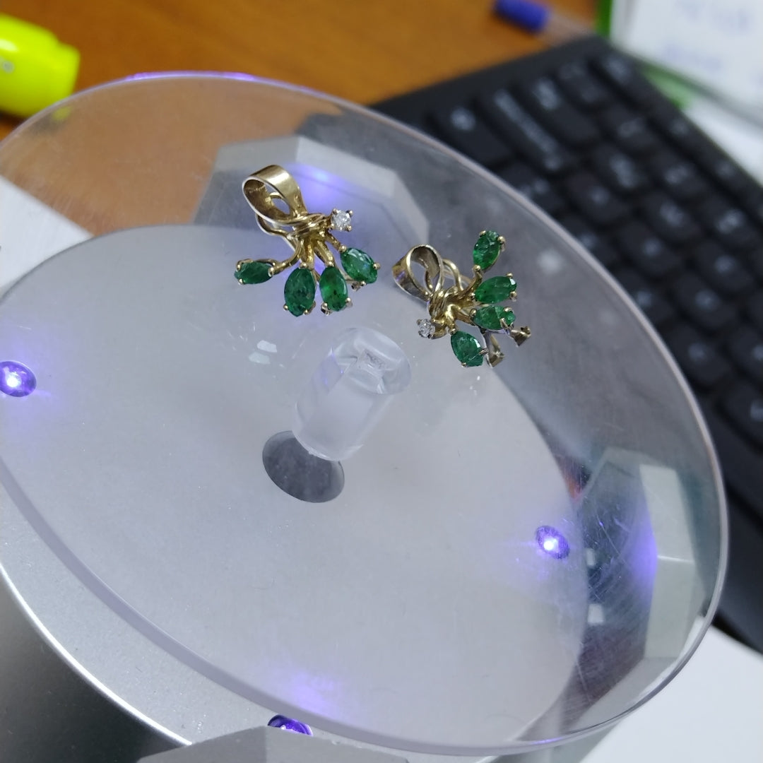 ARETES PAR ORO 8 K 3 GRMS (SEMINUEVO)