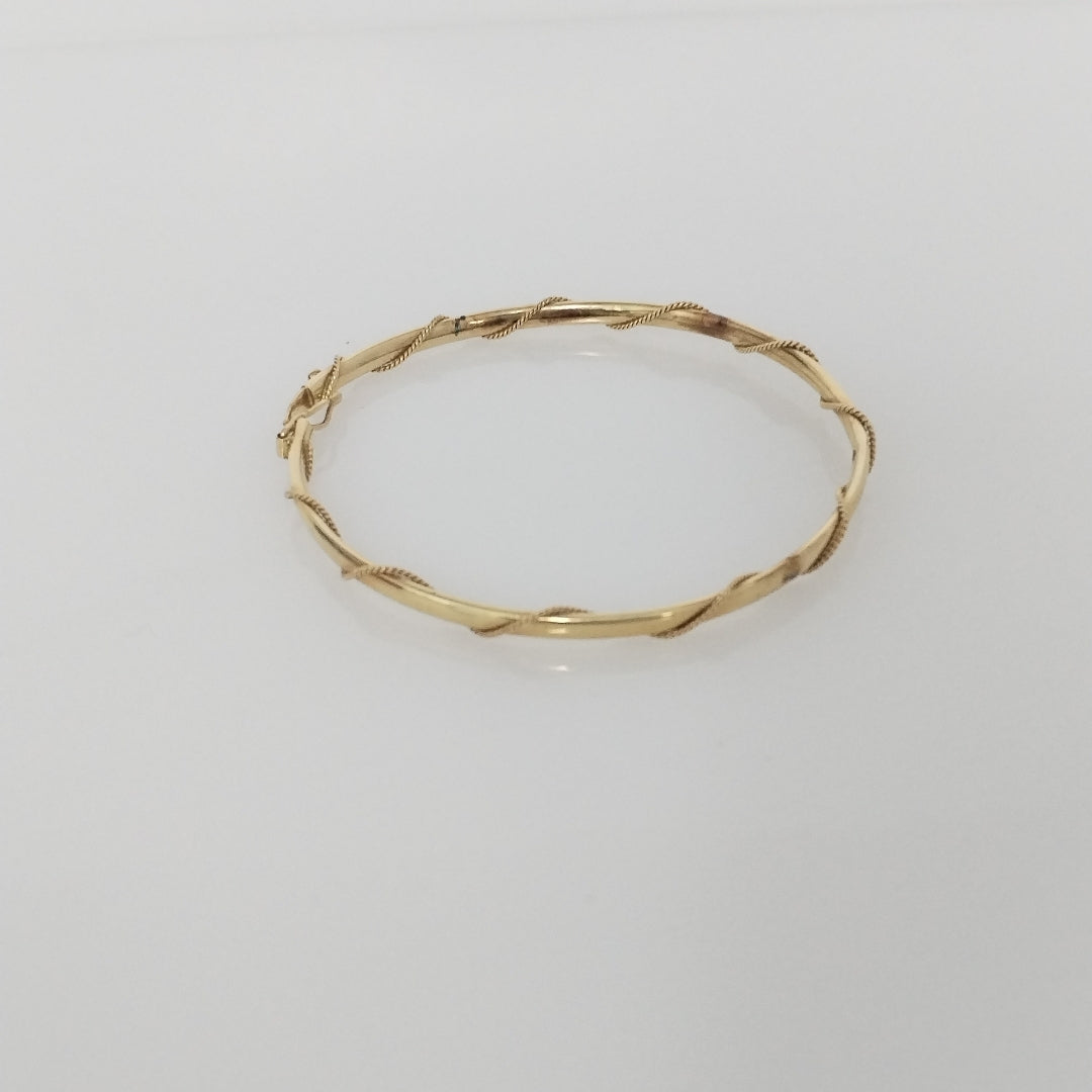 PULSERA RIGIDA ORO 10 K 3.6 GRMS (SEMINUEVO)