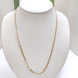 CADENA ORO COMBINADO 14 K 9.6 GRMS (SEMINUEVO)