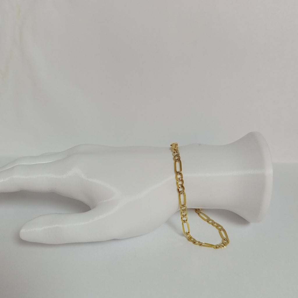 PULSERA 3X1 14K 21 CM 4.6 GR (NUEVO)