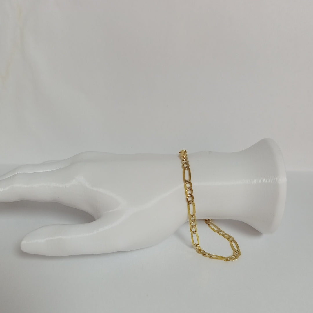 PULSERA 3X1 14K 21 CM 4.6 GR (NUEVO)