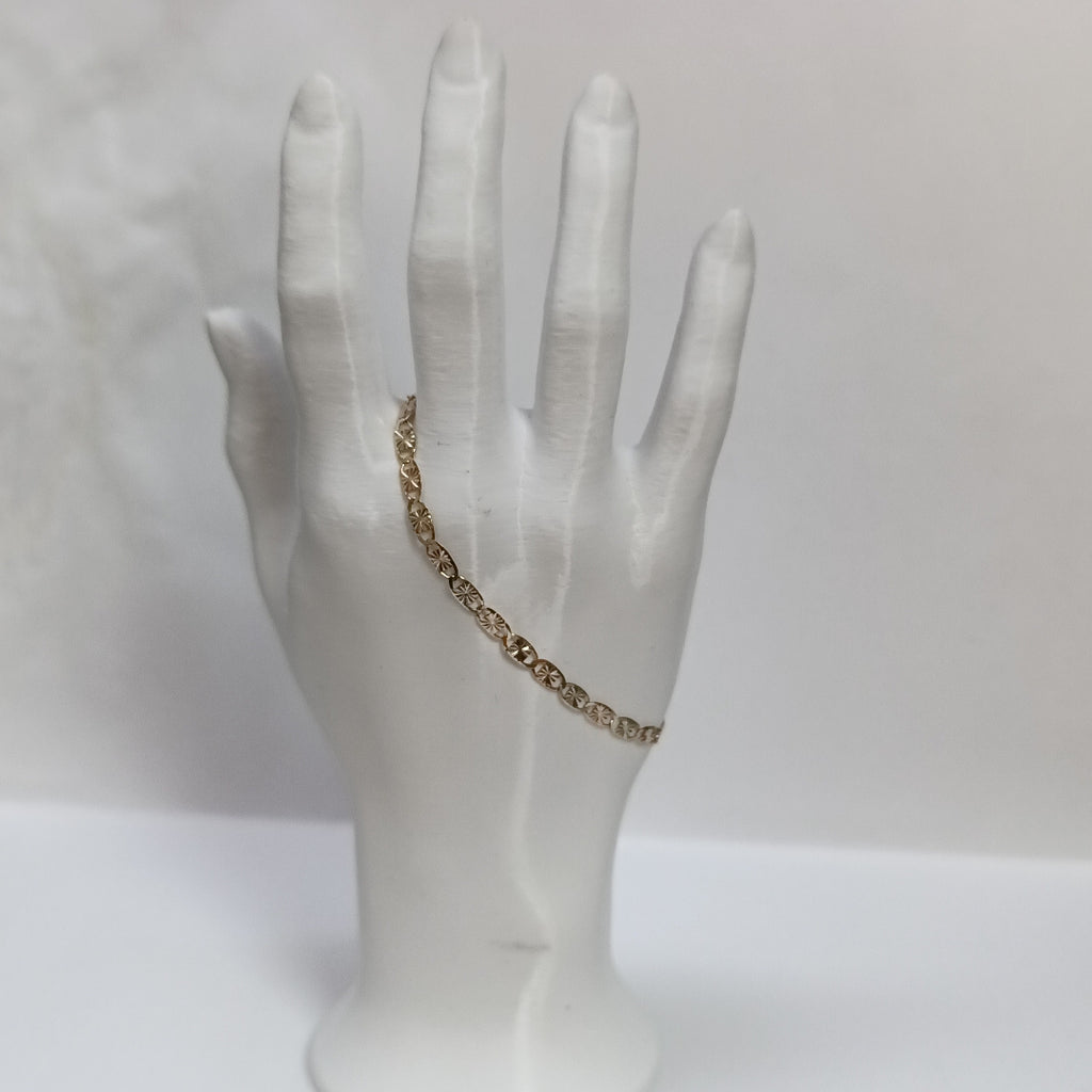 PULSERA GUCHI 14K 18 CM 2.8 GR (NUEVO)