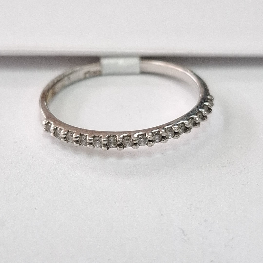ANILLITO ORO, ORO BLANCO 14 K 1.3 GRMS (SEMINUEVO)