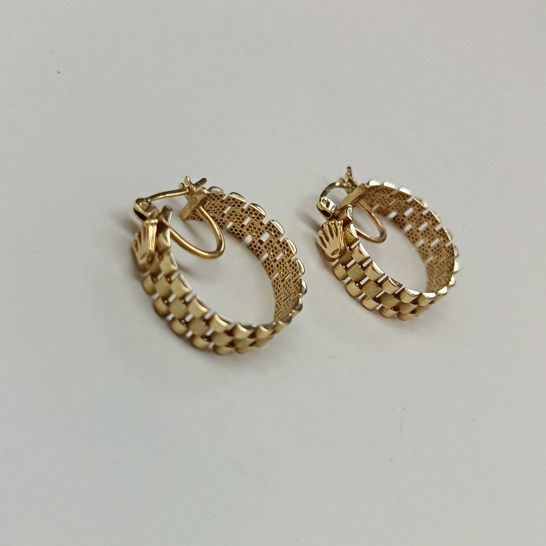 ARRACADAS PAR ORO 14 K 4,30 GRMS (SEMINUEVO)