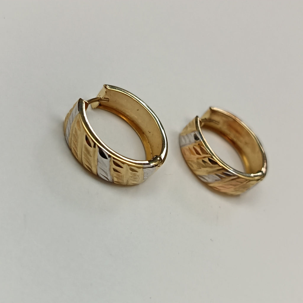 ARRACADAS PAR ORO COMBINADO 10 K 2.3 GRMS (SEMINUEVO)