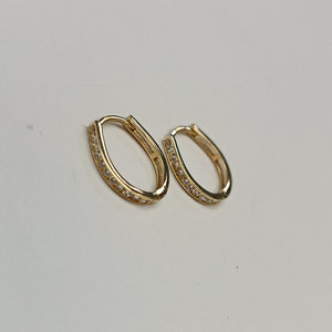 ARRACADAS PAR ORO 14 K 1.2 GRMS (SEMINUEVO)