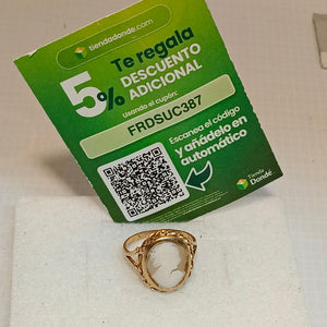ANILLO ORO 14 K 3,70 GRMS (SEMINUEVO)