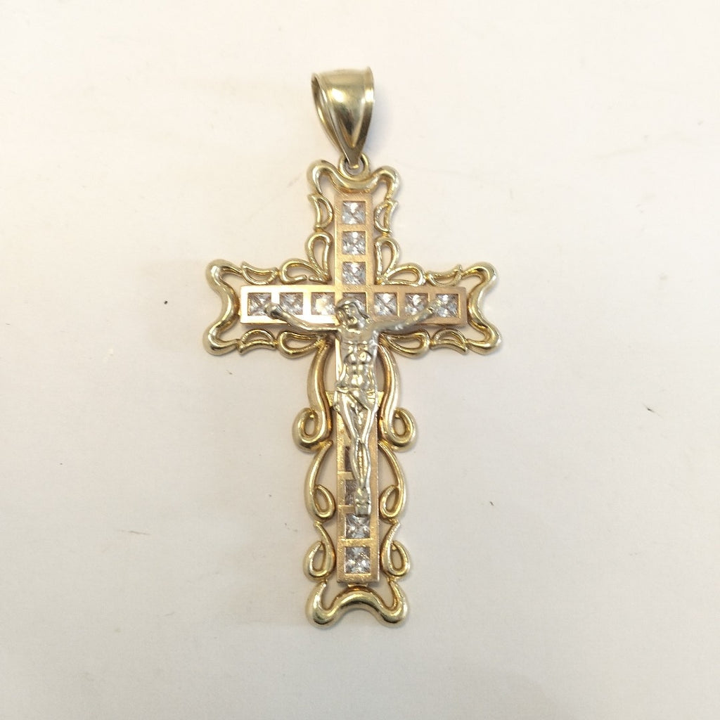 CRUCIFIJO ORO 14 K 9,40 GRMS (SEMINUEVO)