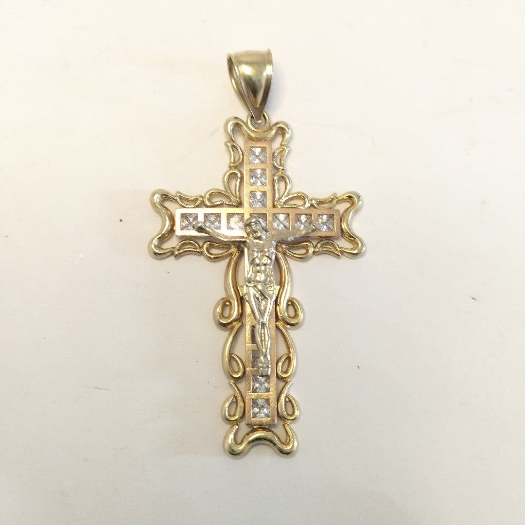 CRUCIFIJO ORO 14 K 9,40 GRMS (SEMINUEVO)