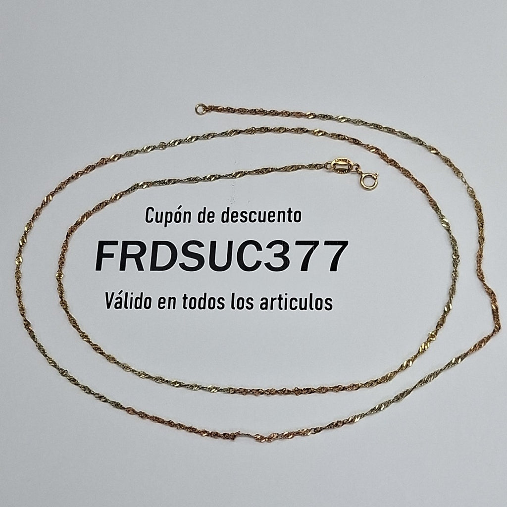 CADENA ORO 10 K 2.1 GRMS (SEMINUEVO)