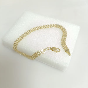 PULSERA ESPECIAL 10K 18 CM 3.8 GR (NUEVO)