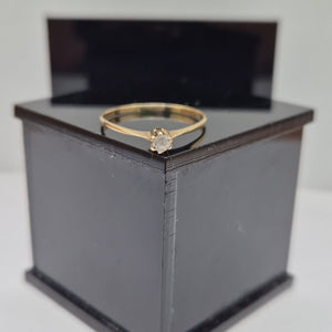 SOLITARIO ORO 14 K 1 GRMS (SEMINUEVO)
