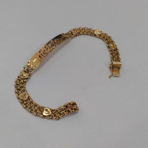 ESCLAVA ORO 10 K 7,70 GRMS (SEMINUEVO)