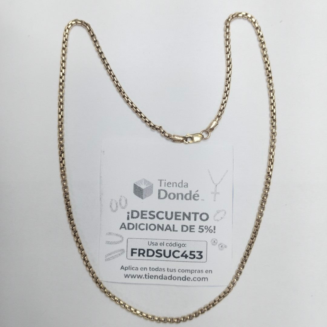 CADENA ORO 14 K 5 GRMS (SEMINUEVO)