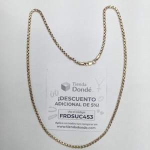 CADENA ORO 14 K 5 GRMS (SEMINUEVO)