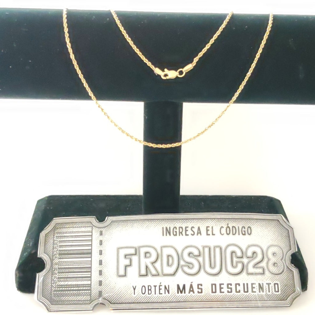 CADENA ORO 14 K 3,20 GRMS (SEMINUEVO)