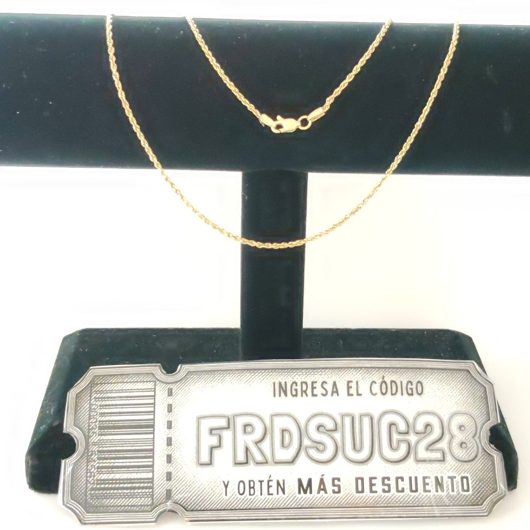 CADENA ORO 14 K 3,20 GRMS (SEMINUEVO)