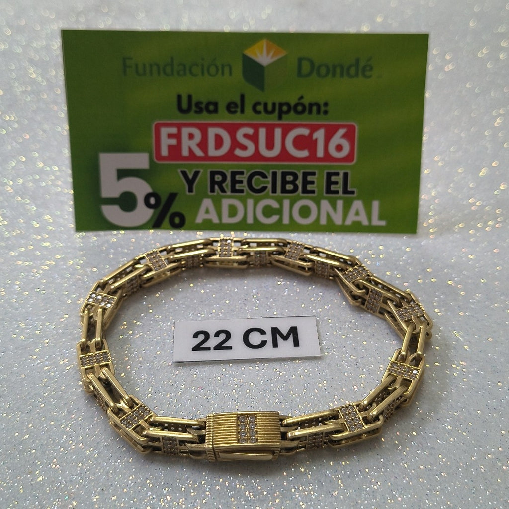 PULSERA ORO 10 K 21.2 GRMS (SEMINUEVO)