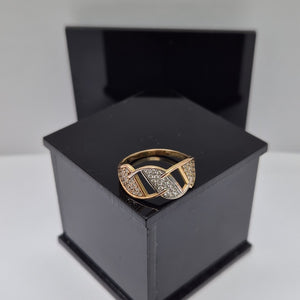 ANILLITO ORO COMBINADO 14 K 2.4 GRMS (SEMINUEVO)