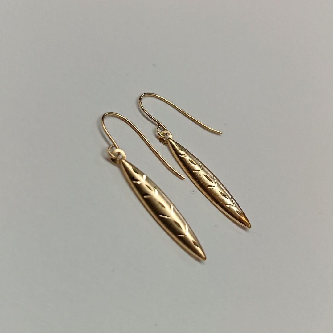 ARETES PAR ORO 14 K 0,40 GRMS (SEMINUEVO)