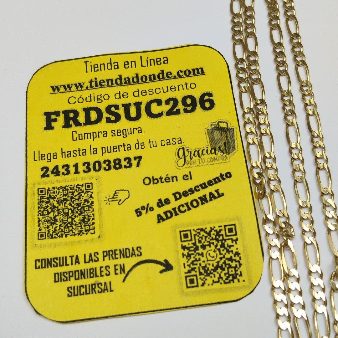 CADENA ORO 14 K 11.8 GRMS (SEMINUEVO)
