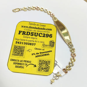 ESCLAVA ORO 14 K 10.8 GRMS (SEMINUEVO)