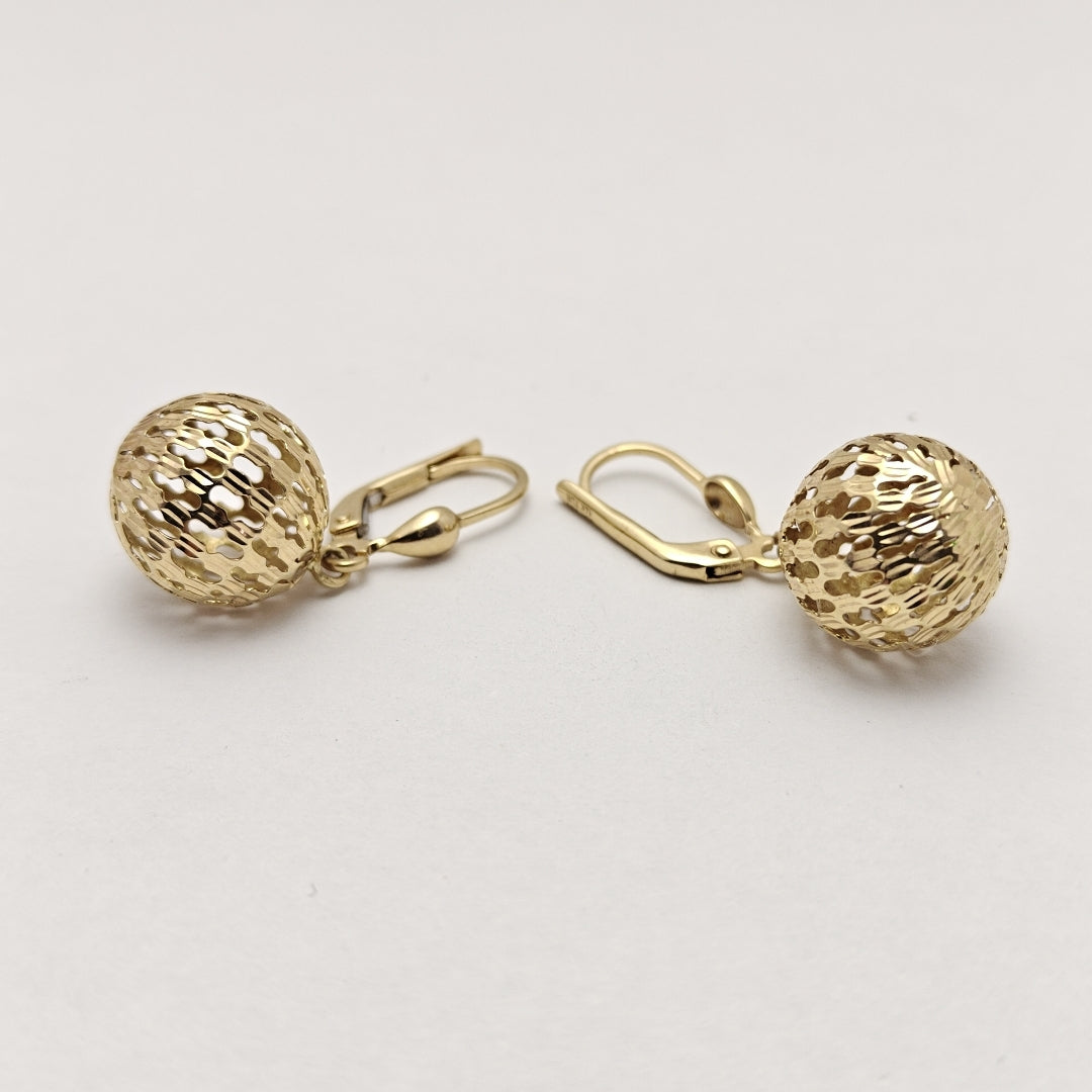 ARETES PAR ORO 14 K 2.8 GRMS (SEMINUEVO)