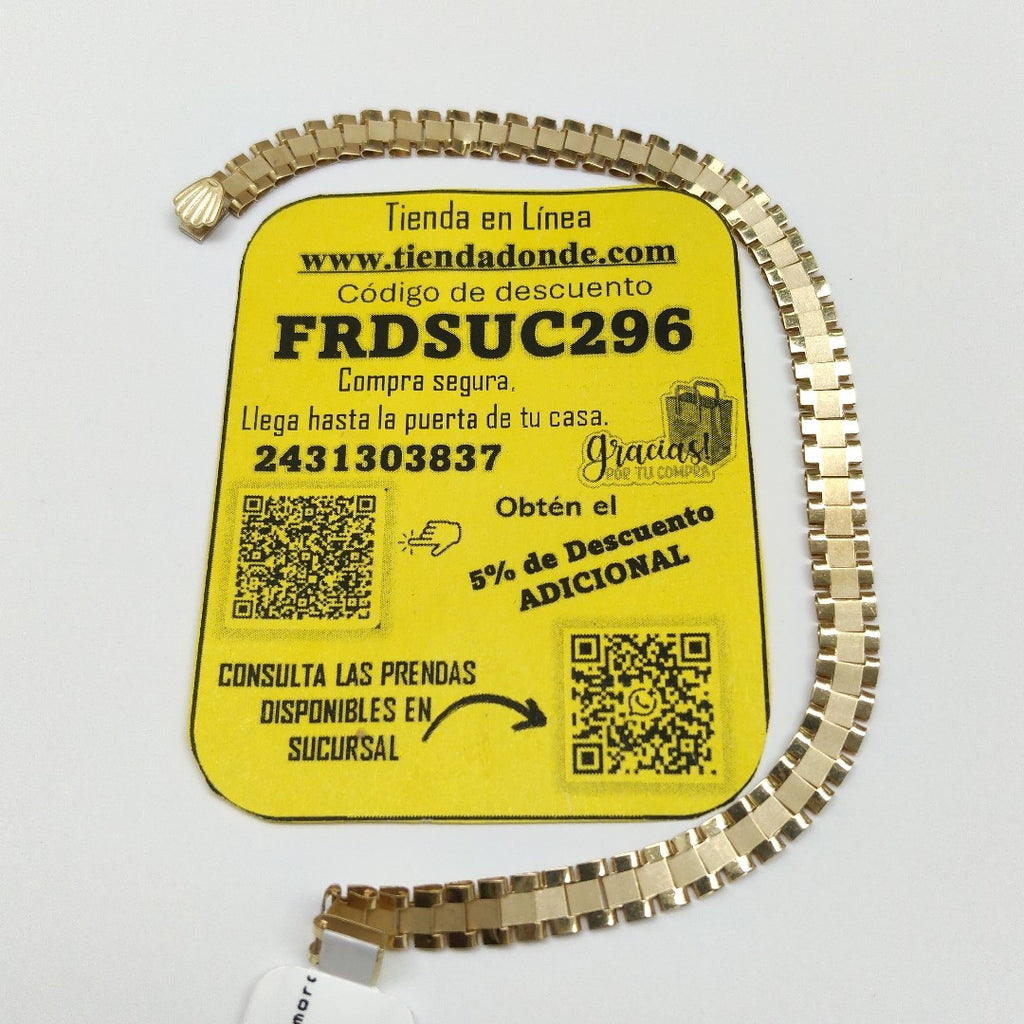 PULSERA ORO 14 K 5.4 GRMS (SEMINUEVO)