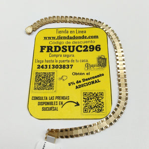 PULSERA ORO 14 K 5.4 GRMS (SEMINUEVO)
