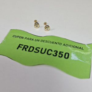 BROQUELES BROQUEL C CIRCONIA 14K 0.27 GR (NUEVO)