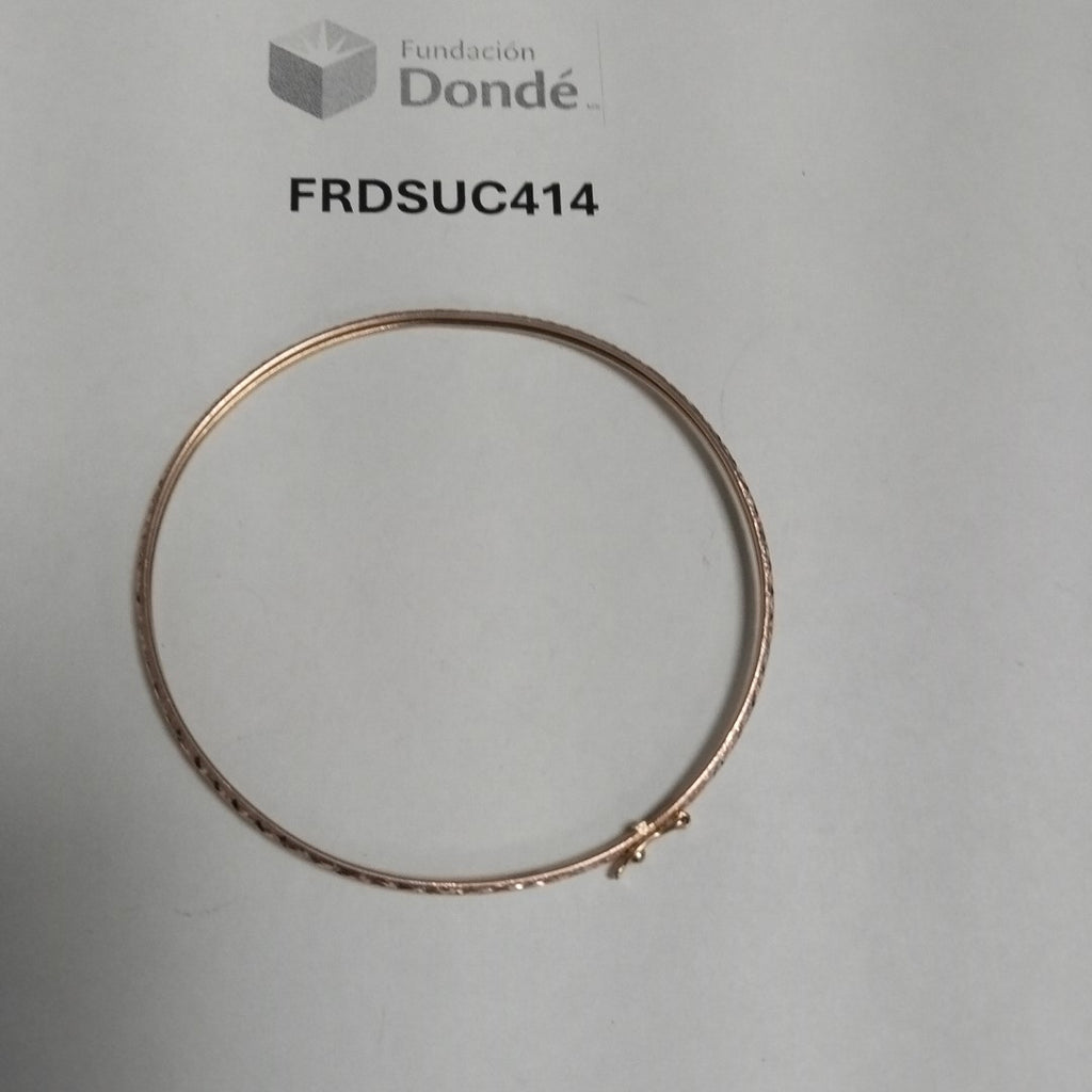 PULSERA RIGIDA ORO 14 K 3 GRMS (SEMINUEVO)
