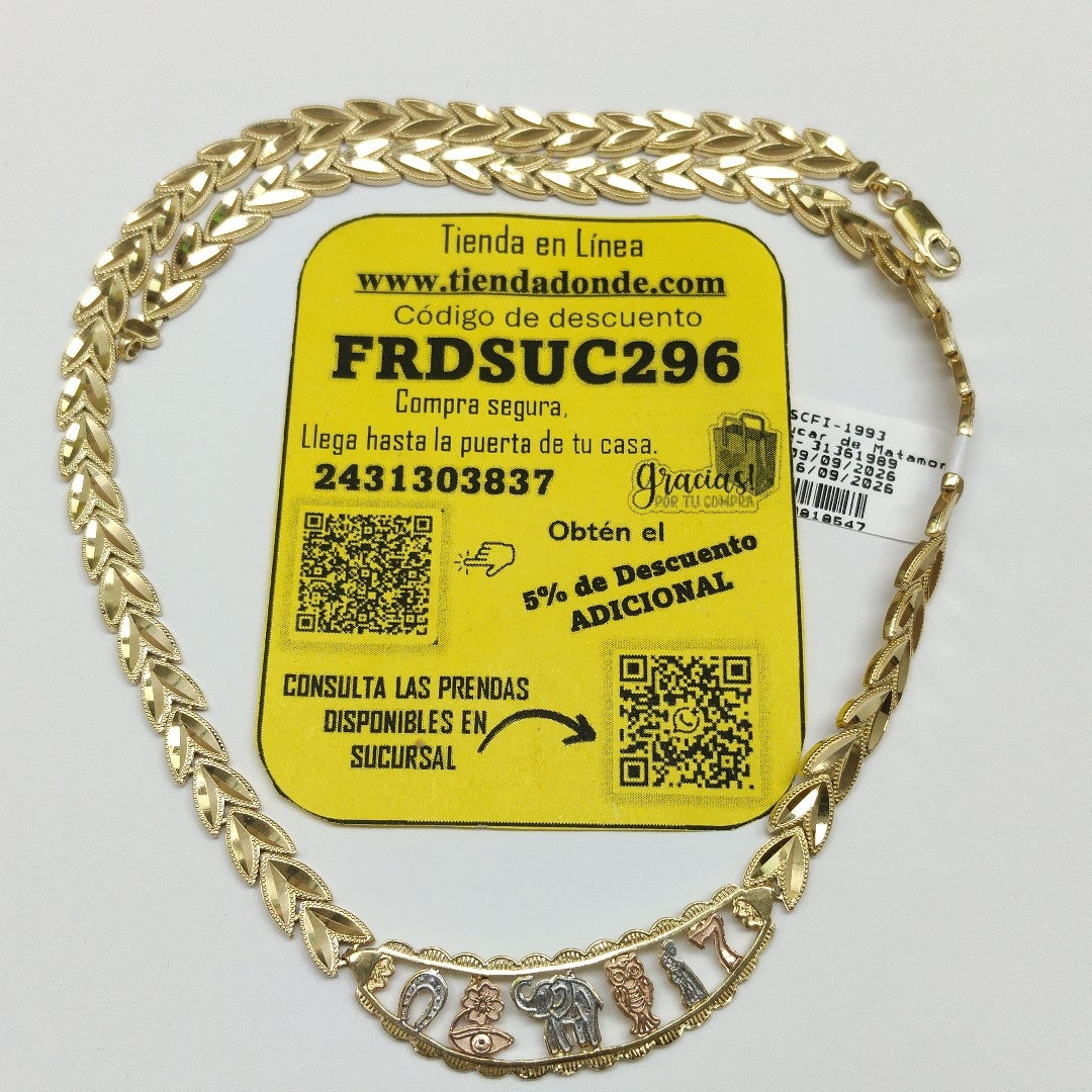GARGANTILLA ORO 14 K 17.3 GRMS (SEMINUEVO)