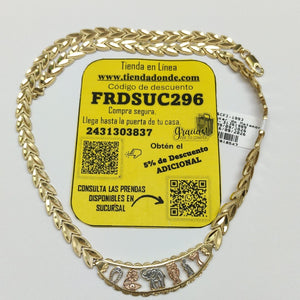GARGANTILLA ORO 14 K 17.3 GRMS (SEMINUEVO)