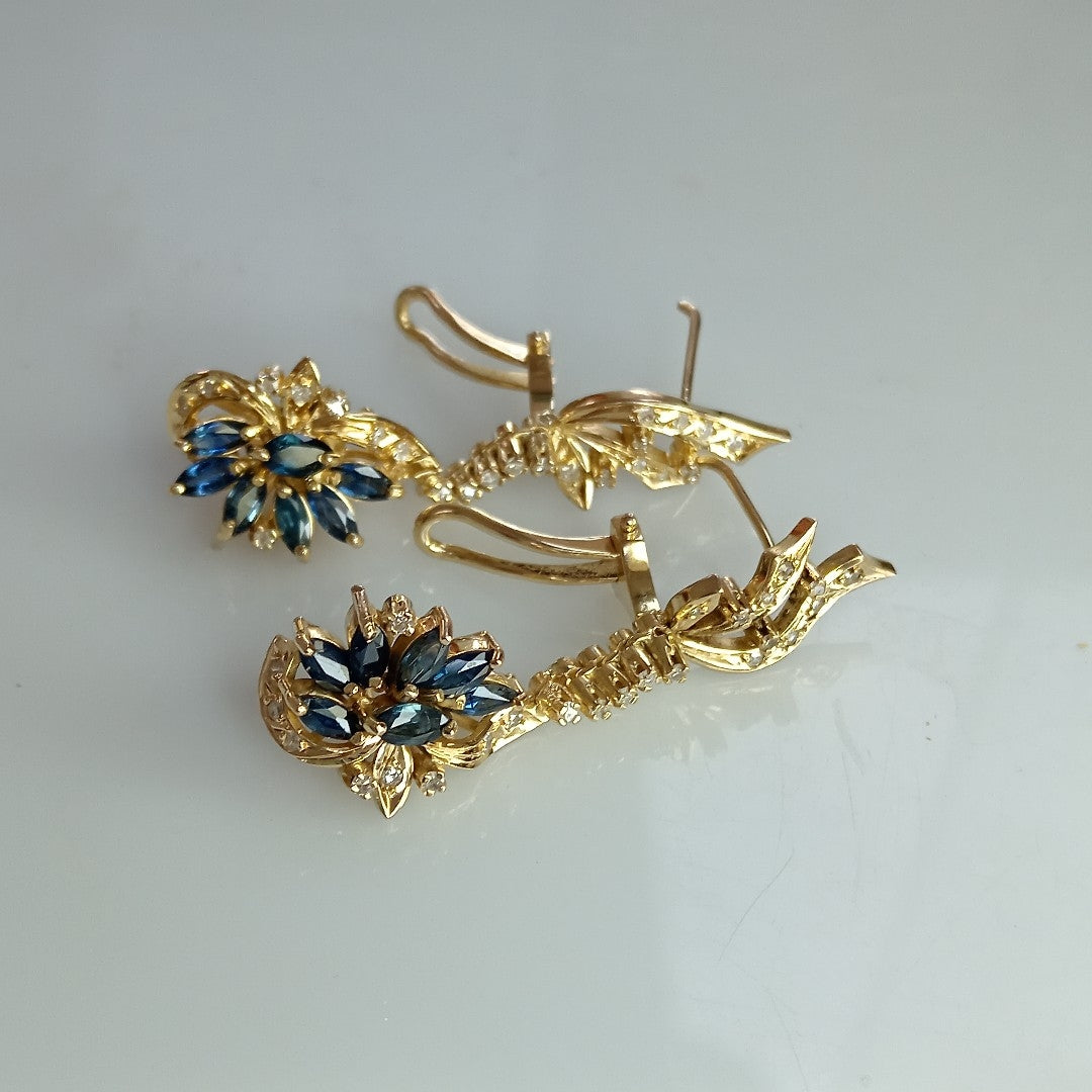 ARETES PAR ORO 8 K 11,40 GRMS (SEMINUEVO)