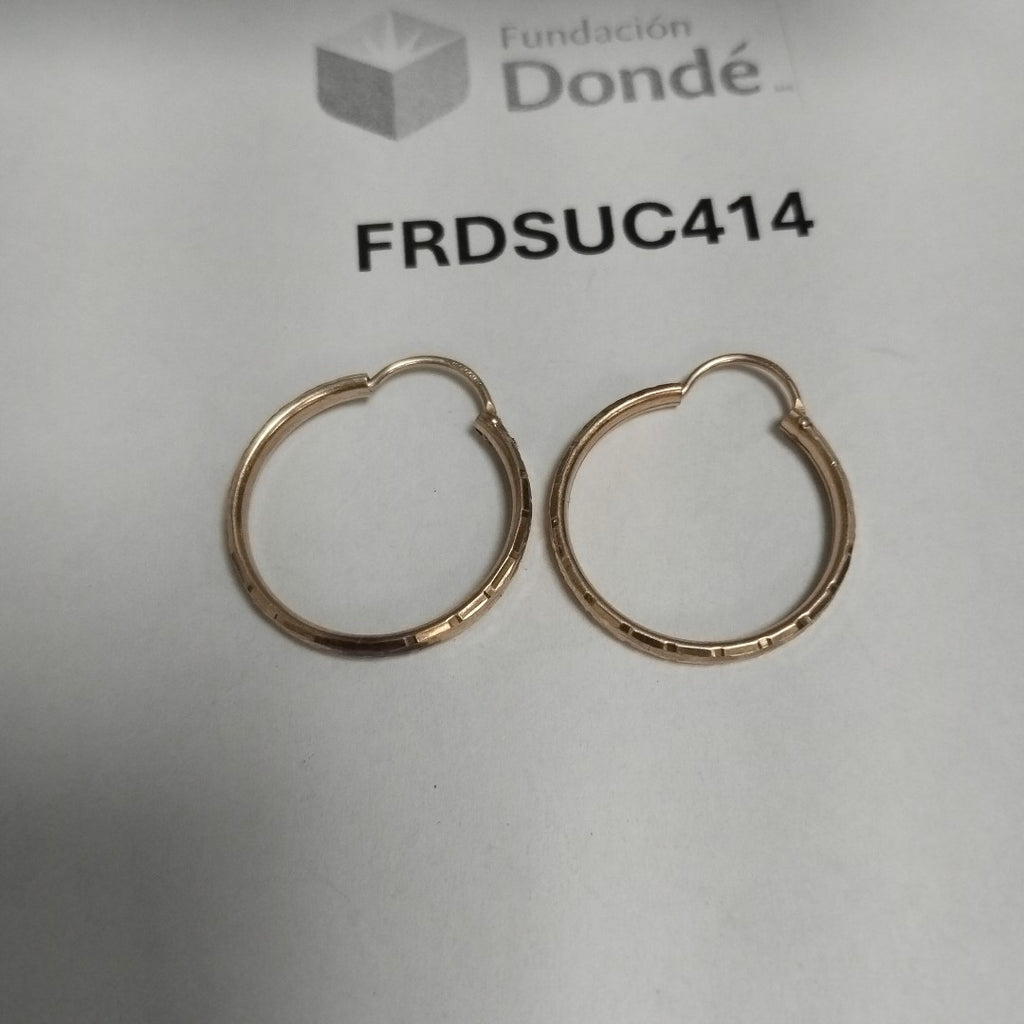 ARRACADAS PAR ORO 10 K 1,60 GRMS (SEMINUEVO)