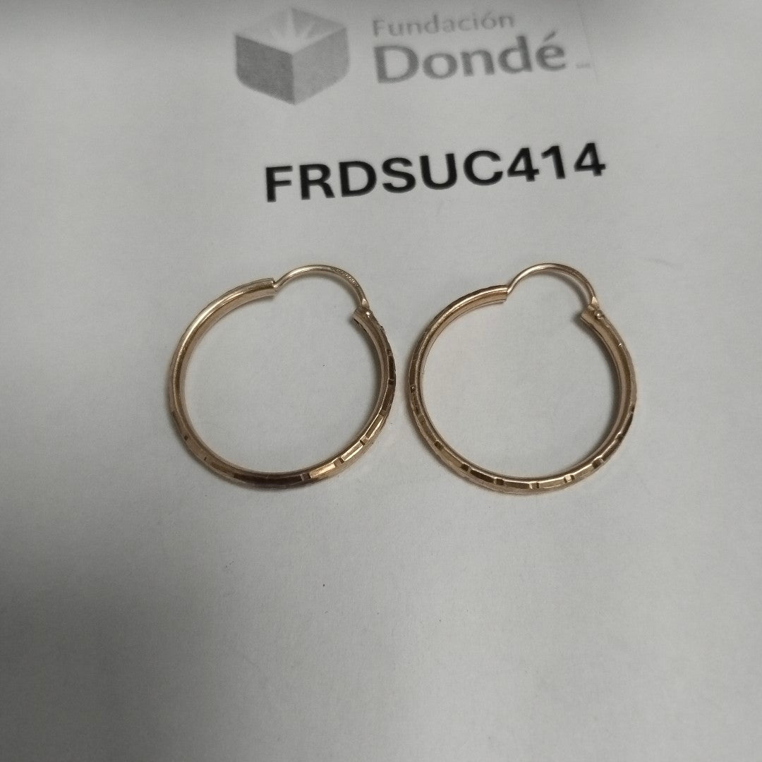 ARRACADAS PAR ORO 10 K 1,60 GRMS (SEMINUEVO)