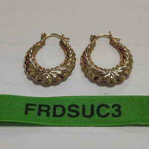 ARRACADAS PAR ORO 14 K 2,40 GRMS (SEMINUEVO)
