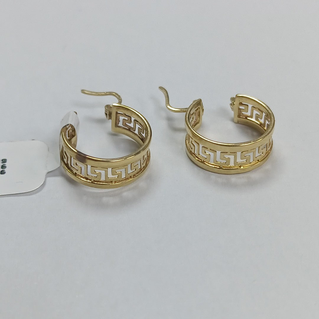 ARRACADAS PAR ORO 14 K 3.6 GRMS (SEMINUEVO)
